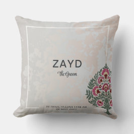 Almohada Decorativa para Novio – Nombre Personaliz
