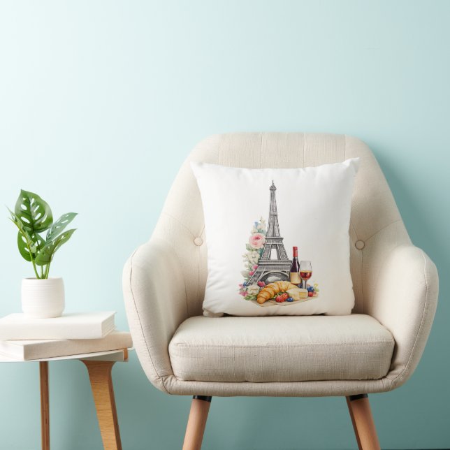 Almohada decorativa París Francia (Silla)