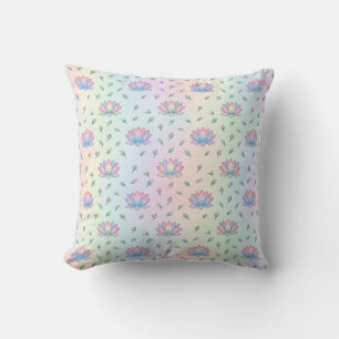 Almohada Decorativa Pastel Lotus - Floral Soñadora