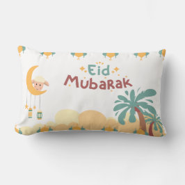 Almohada decorativa Pastel Moon & Palm Eid Mubarak