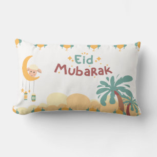 Almohada decorativa Pastel Moon & Palm Eid Mubarak
