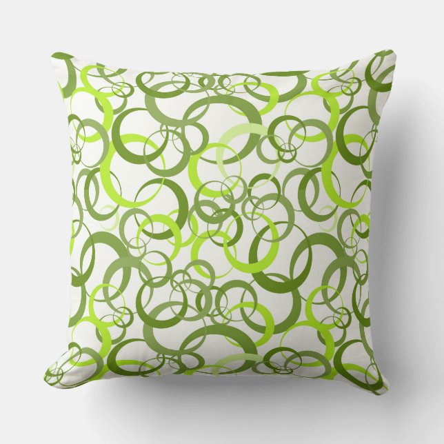 Almohada Decorativa-Patrón de Círculos (Anverso)