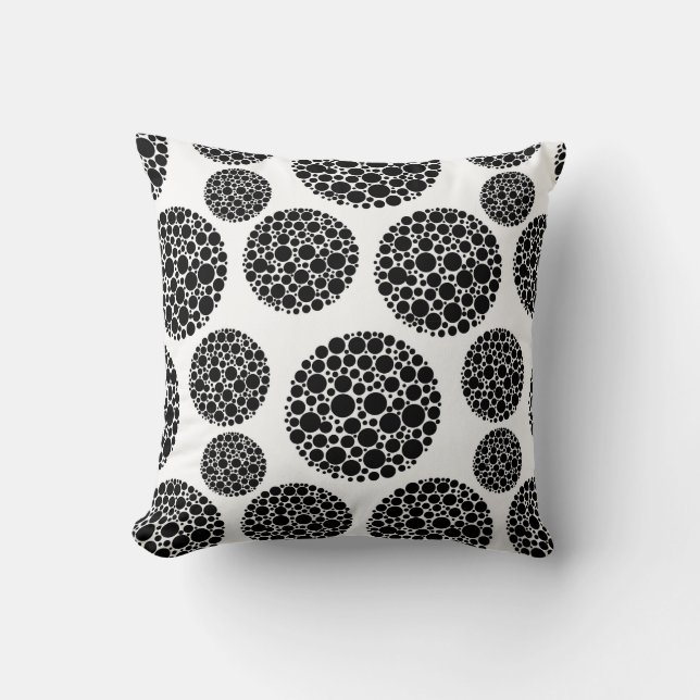 Almohada Decorativa-Patrón de Círculos (Anverso)