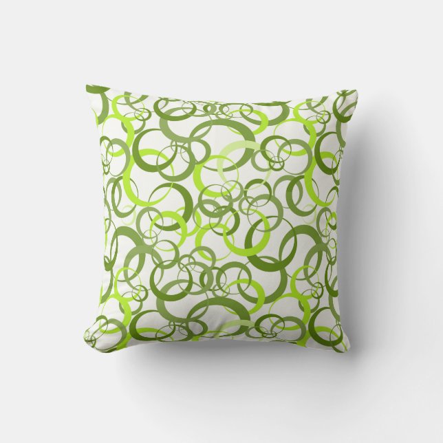 Almohada Decorativa-Patrón de Círculos (Anverso)