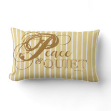Almohada Decorativa Peace & Quiet (Caramelo)