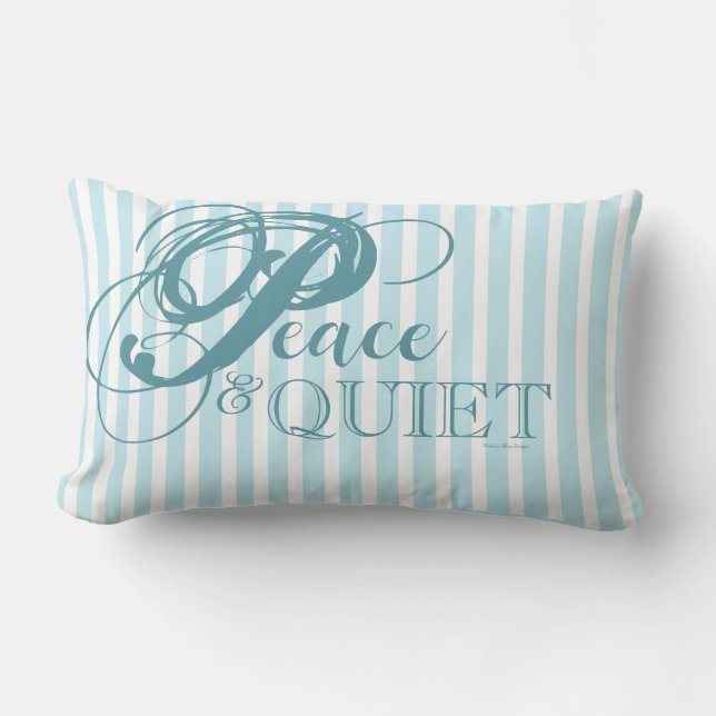 Almohada decorativa Peace & Quiet (Espuma de Mar) (Anverso)