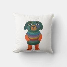 Almohada Decorativa Perro Chef Cute Arcoíris