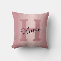 Almohada decorativa personalizada de oro rosa