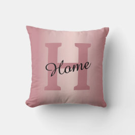 Almohada decorativa personalizada de oro rosa