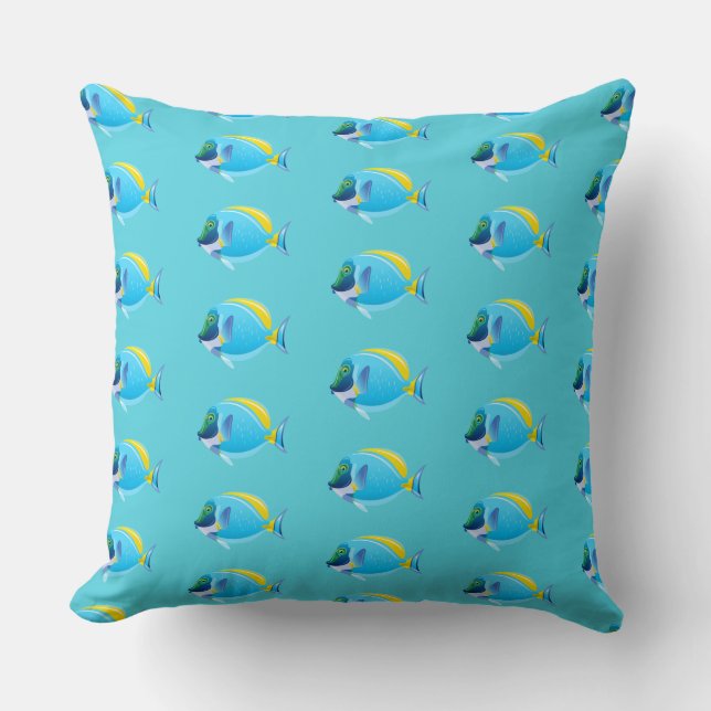 Almohada Decorativa-Pez Tropical (Anverso)