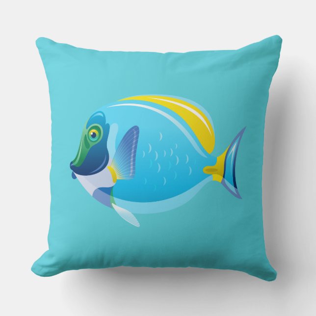 Almohada Decorativa-Pez Tropical (Anverso)