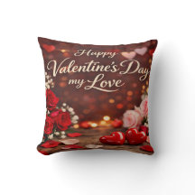 Almohada decorativa 'Por siempre tu San Valentín'