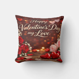 Almohada decorativa 'Por siempre tu San Valentín'