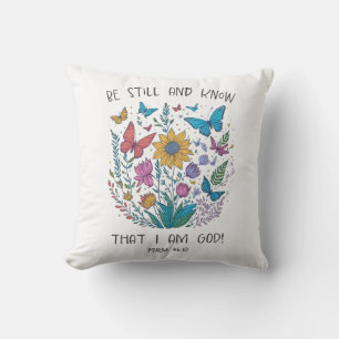 Almohada Decorativa "Quédate quieto y conoce"