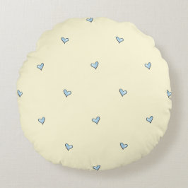 Almohada decorativa redonda para nursery con estam