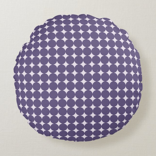 Almohada decorativa redonda para nursery con lunar (Anverso)