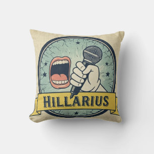 Almohada decorativa Retro Laugh Riot