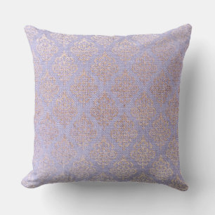 Almohada Decorativa Reversible de Lilac Gold Damas