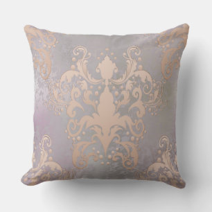 Almohada decorativa reversible multidorada/púrpura