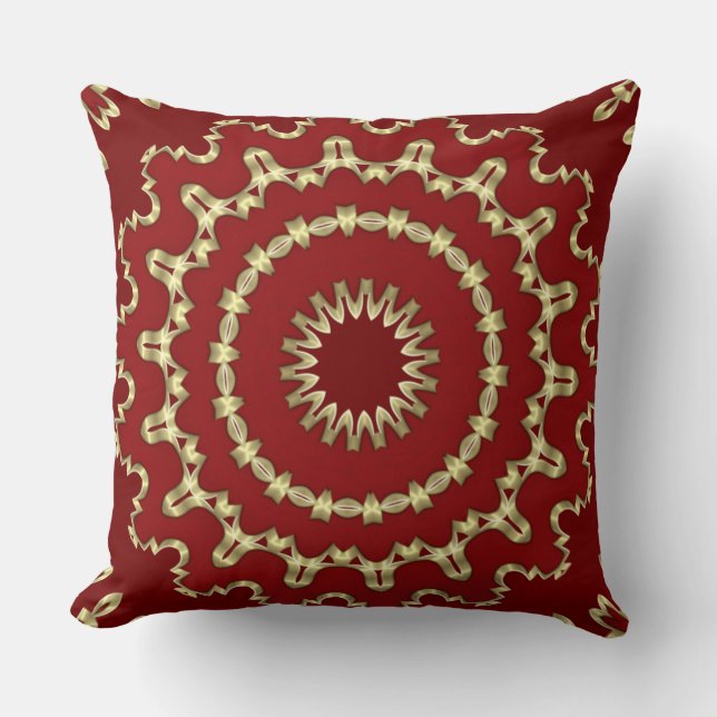 Almohada Decorativa Roja (Anverso)