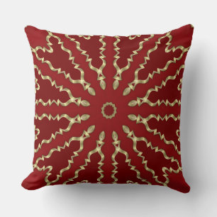 Almohada Decorativa Roja para Lanzar