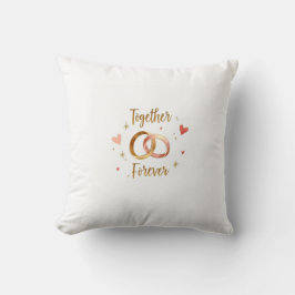 Almohada Decorativa Romántica Juntos Para Siempre