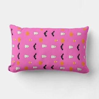 Almohada decorativa rosa linda de Halloween