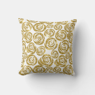 Almohada Decorativa-Rosas Brillo Falso