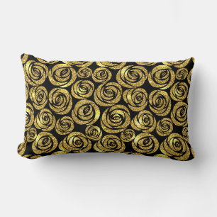 Almohada Decorativa-Rosas Glitter Falsas