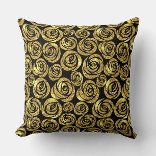 Almohada Decorativa-Rosas Glitter Falsas