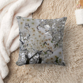 Almohada decorativa Snowy Blossom