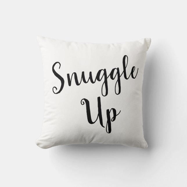 Almohada Decorativa Snuggle Up Cozy (Anverso)