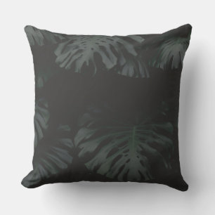 Almohada decorativa Sombras de Monstera de mediano