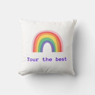 Almohada Decorativa Sueños de Arcoíris – Rayas Pas