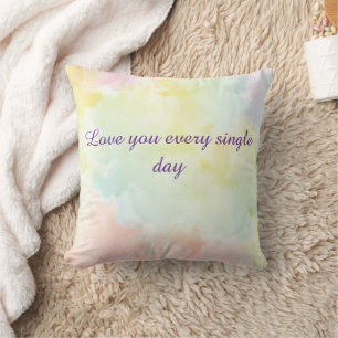 Almohada Decorativa Te Amo Cada Día