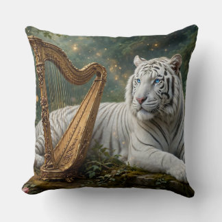 Almohada Decorativa Tigre Blanco