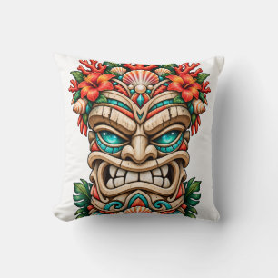 Almohada decorativa Tiki Guardian Coral Crest