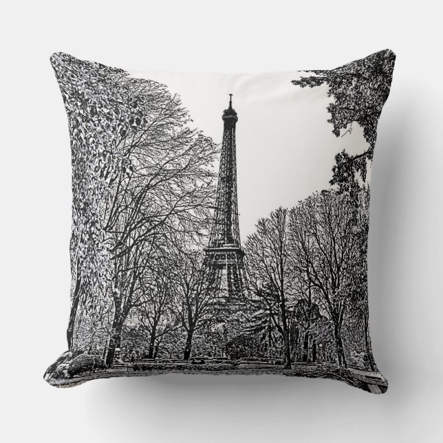 Almohada decorativa TORRE EIFFEL (Anverso)