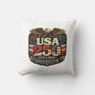 Almohada decorativa USA 250 Águila Calva Libertad