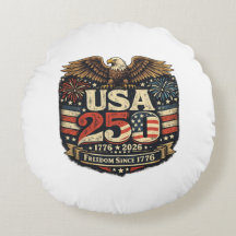 Almohada decorativa USA 250 Águila calva Libertad