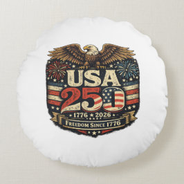 Almohada decorativa USA 250 Águila calva Libertad