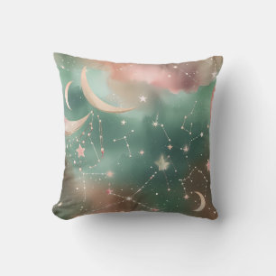 Almohada Decorativa - Verde Salvia Beige Celestial