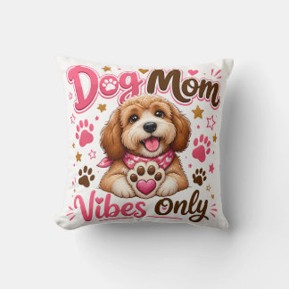 Almohada Decorativa Vibra Dog Mom - Regalo Diverti