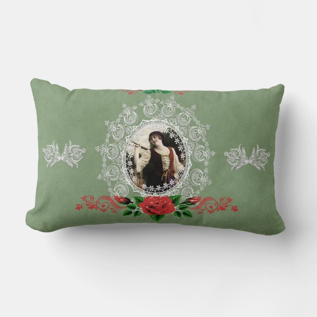 almohada decorativa vintage (Anverso)