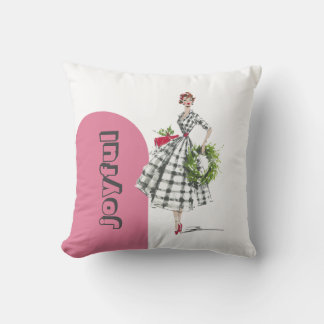 Almohada decorativa vintage de dama Modernidad de 