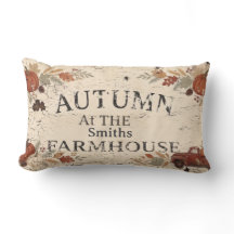 Almohada decorativa Vintage Otoño en la Granja
