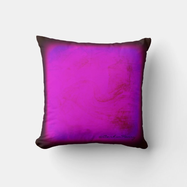 Almohada decorativa visceral inspirada en Rothko 2 (Anverso)