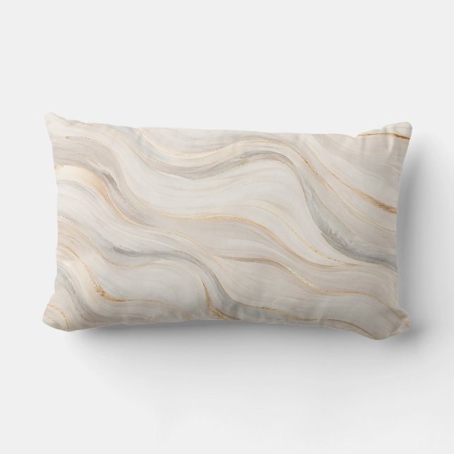 Almohada decorativa Zen Ondas de Arena (Reverso )