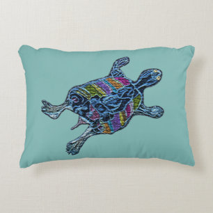 Almohada del acento de la tortuga del mosaico