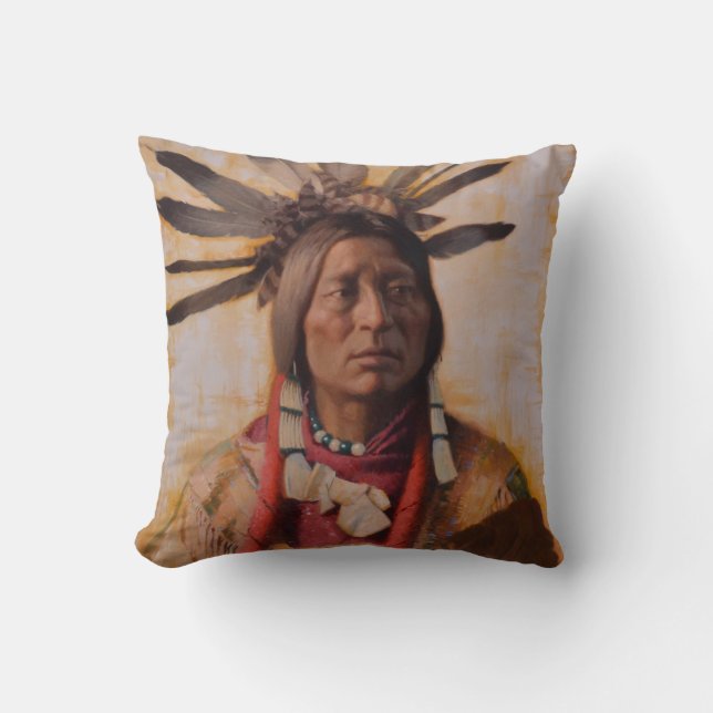 Almohada del acento de muchos cuernos (Anverso)